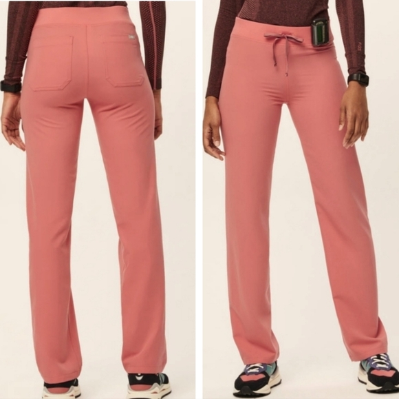 New Figs Livingston scrub pants desert rose - Picture 13 of 15